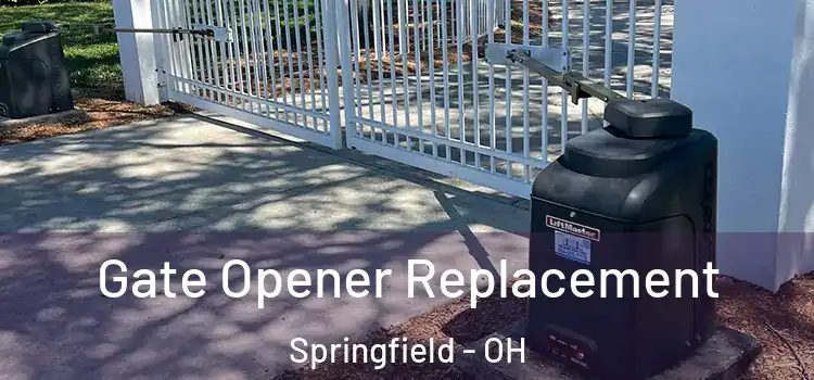 Gate Opener Replacement Springfield - OH